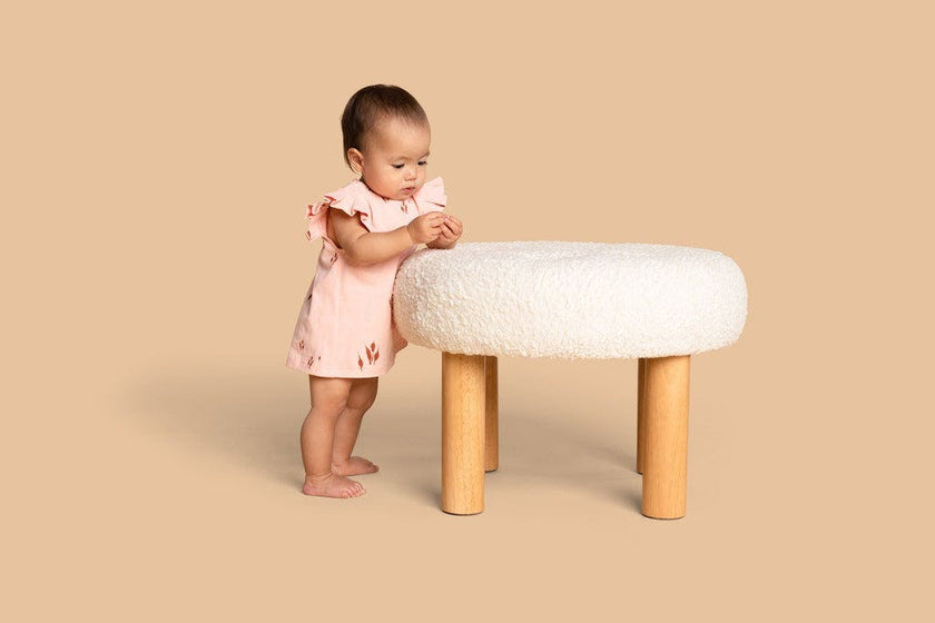 Baby Tent Box Pleated Sleeve Dress