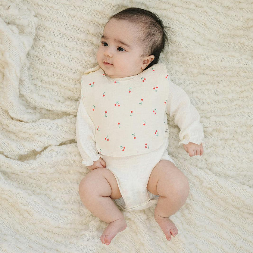 Signature Cotton Print Bib