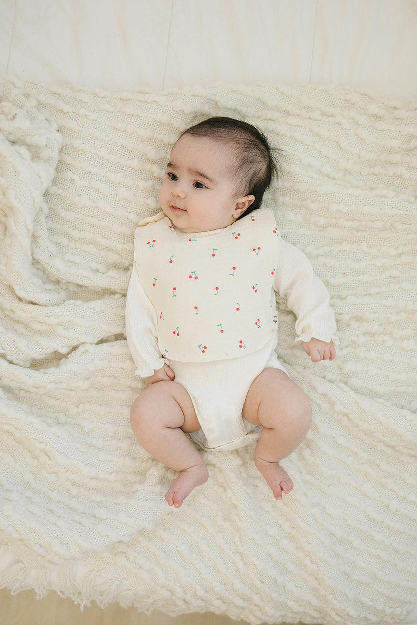 Signature Cotton Print Bib
