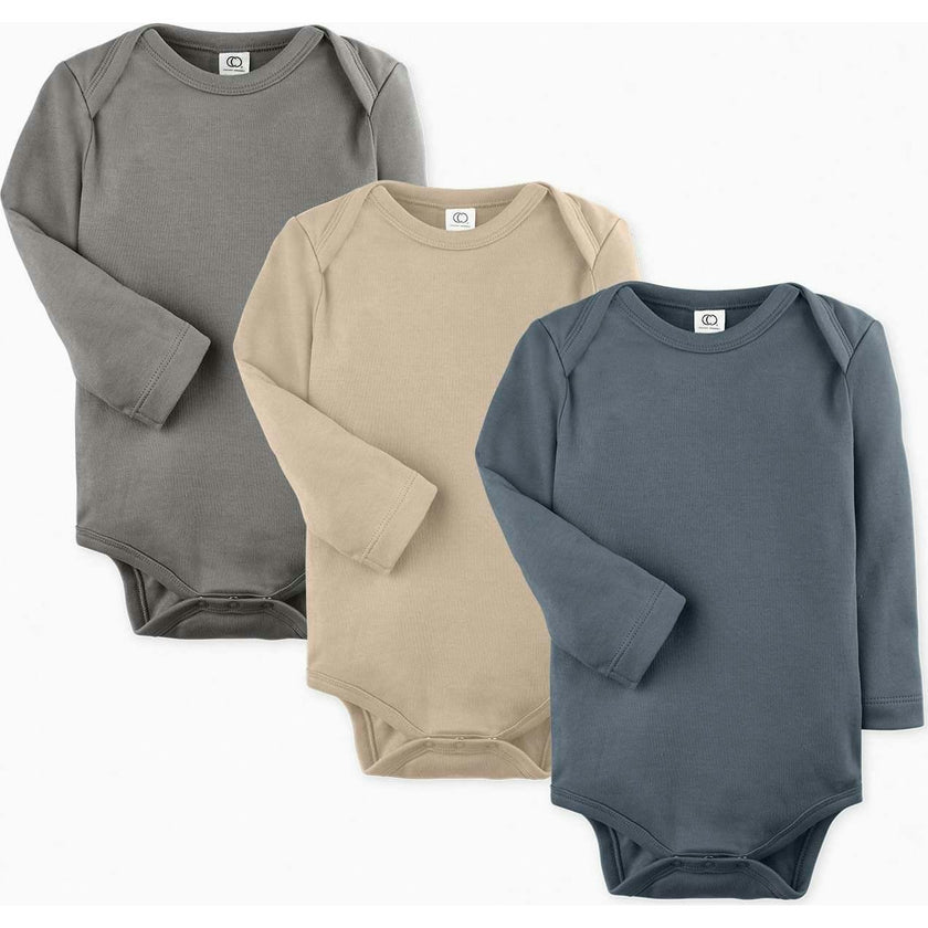 3-Pack Classic Long Sleeve Bodysuit Bundle