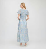 The Davina Dress - Blue Corsica Paisley