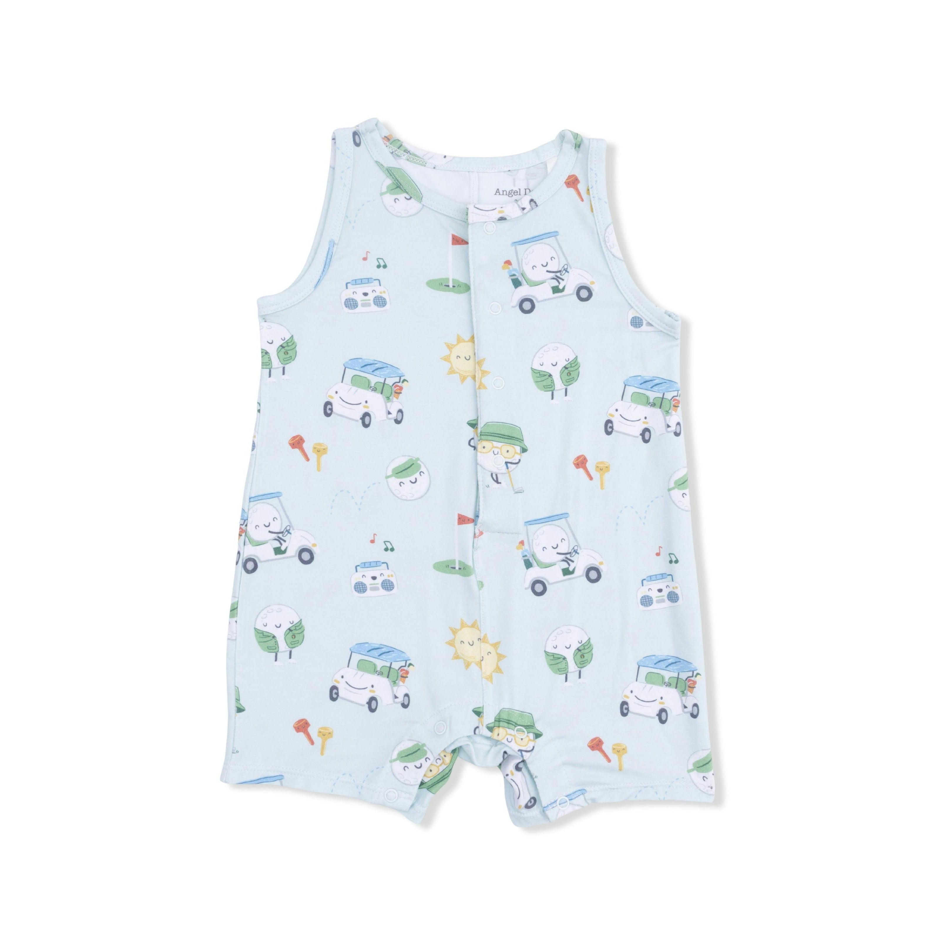 Golf Pros - Sleeveless Shortie Romper