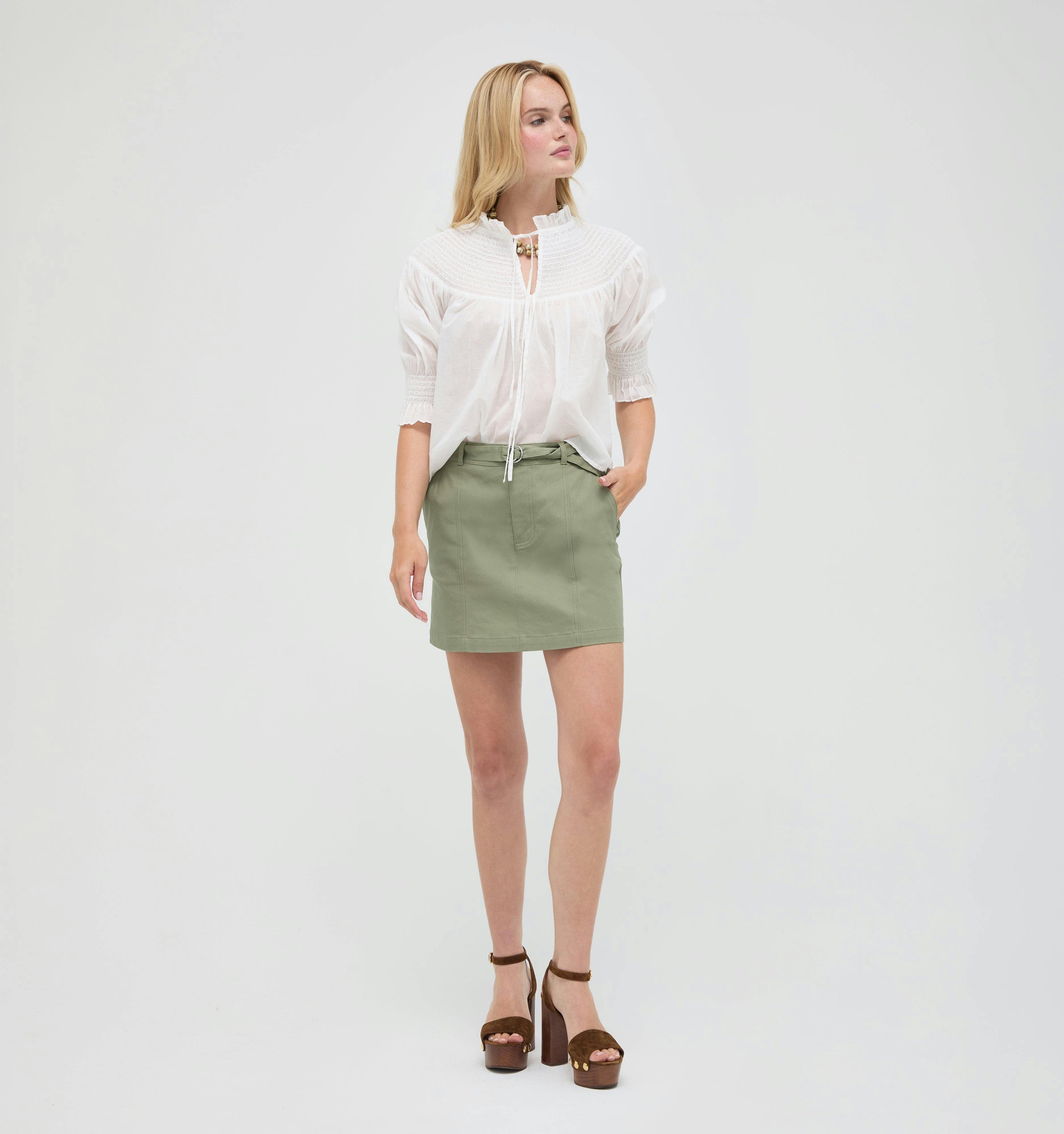The Carley Skirt -  English Sage