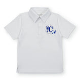 Will Boys' Performance Polo by LH Sport White