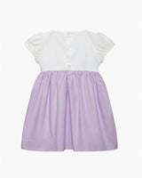 Baby Rose Hand Smocked Dress in Lilac