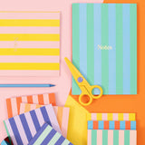 Striped Softcover Boxed Notebooks