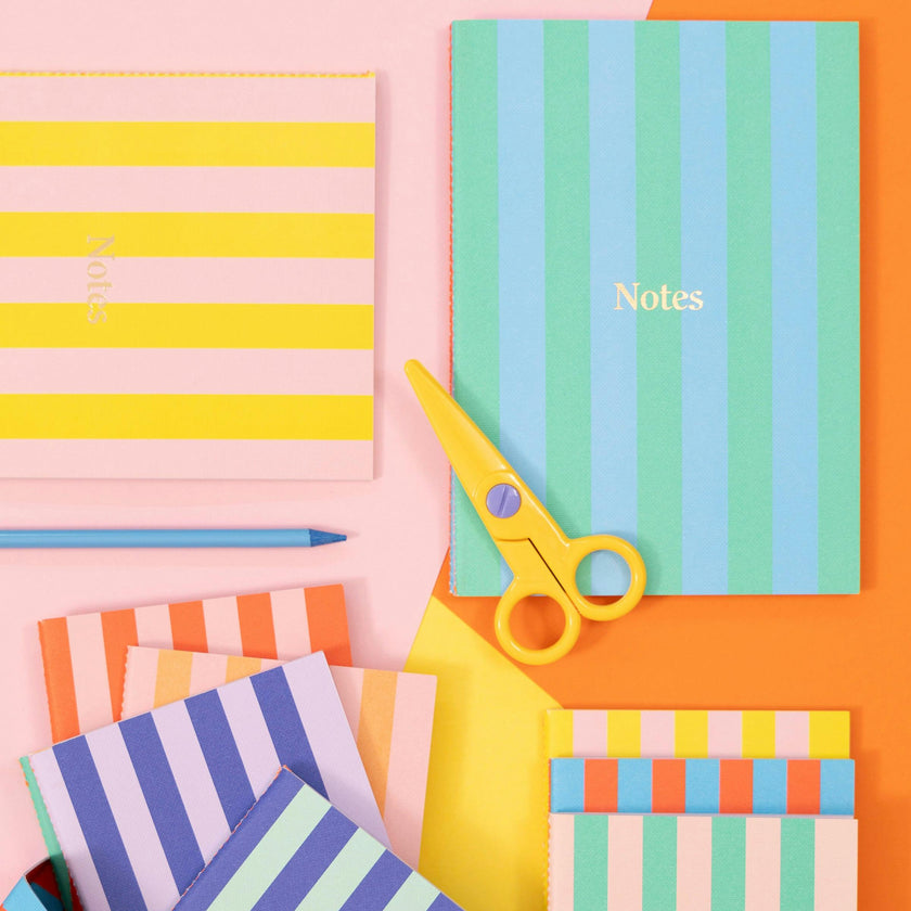 Striped Softcover Boxed Notebooks