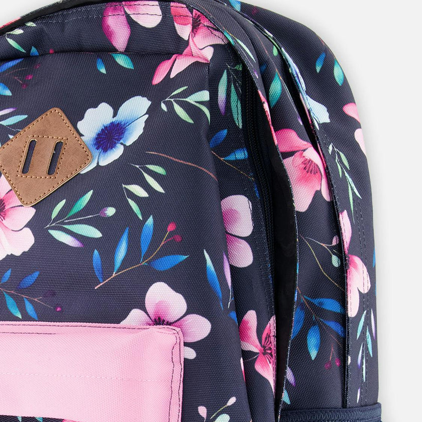 Little Girl Floral Practical Spacious Durable Backpack