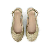 Isidore Slingback Ballerina, Gold
