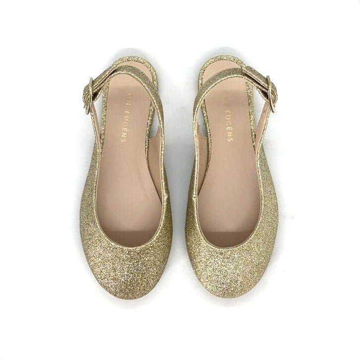 Isidore Slingback Ballerina, Gold