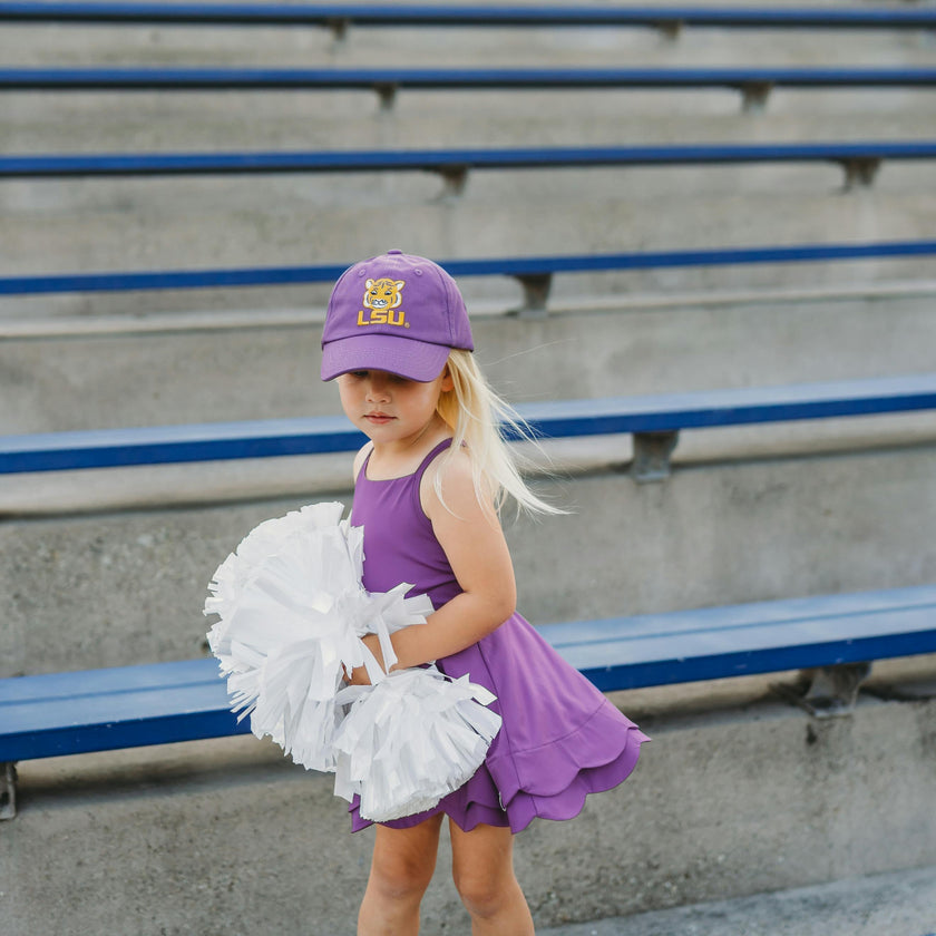 Officially Licensed LSU Tigers Bow Baseball Hat (Baby/Toddler)
