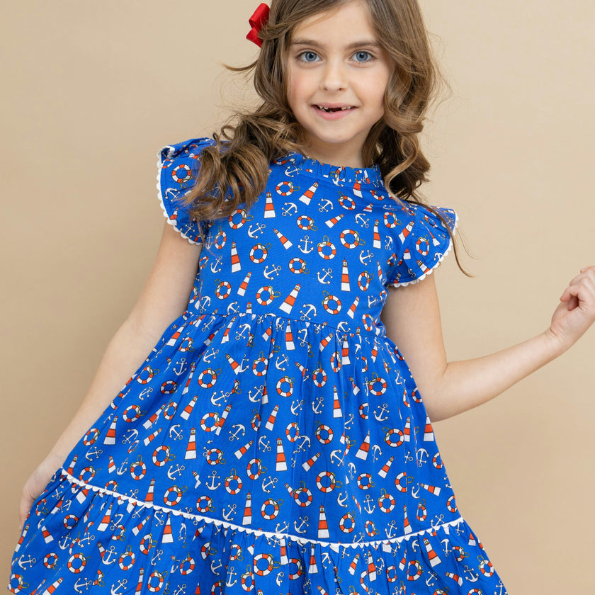 Seaside Ruffle Dress