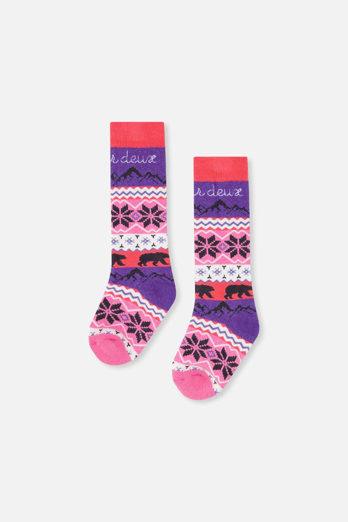 Baby Ski Socks Pink