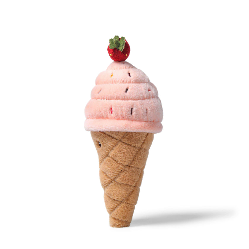McHugs Strawberry Ice Cream Weighted Plush 18cm