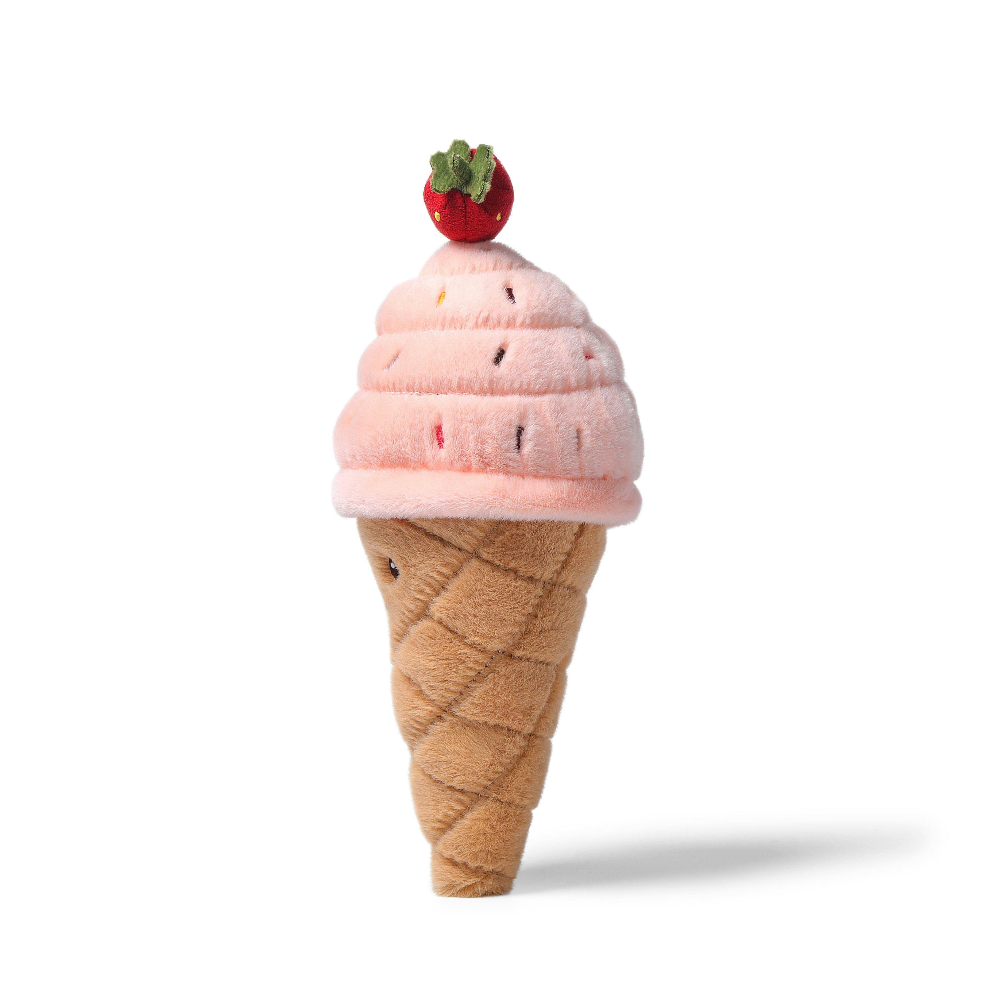 McHugs Strawberry Ice Cream Weighted Plush 18cm