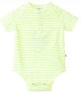 NEON ACID GREEN RAGLAN Jersey Onesie