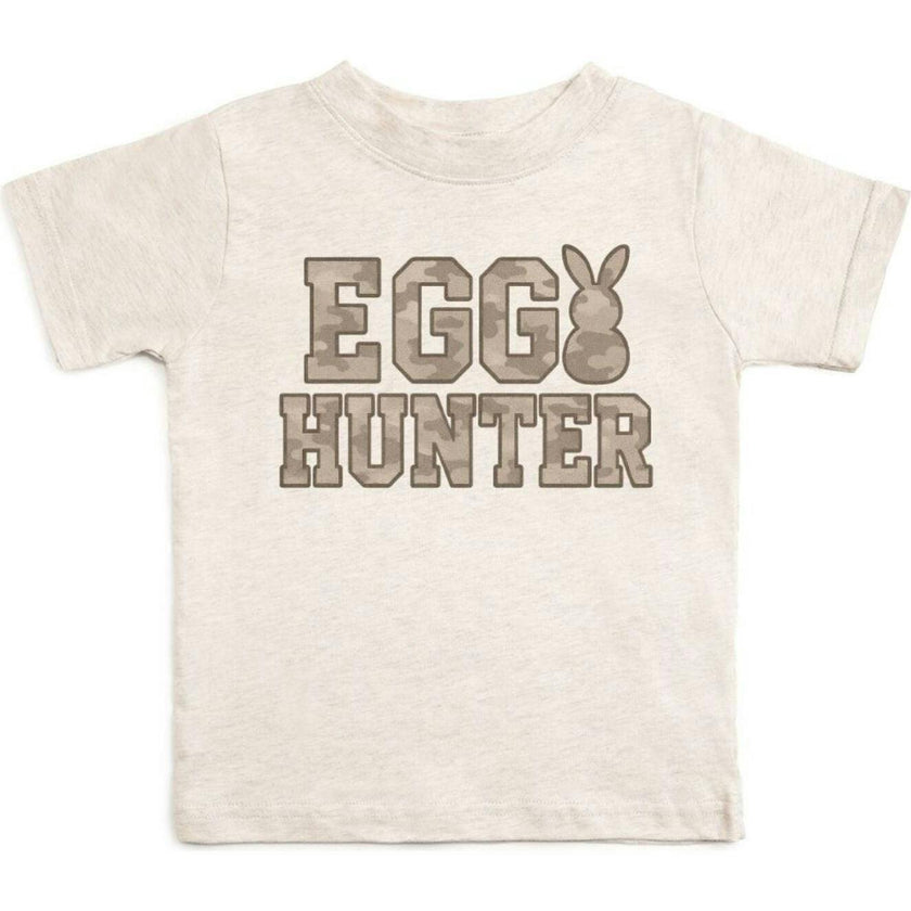 Egg Hunter Camo Easter Short Sleeve T-Shirt - Natural Heather