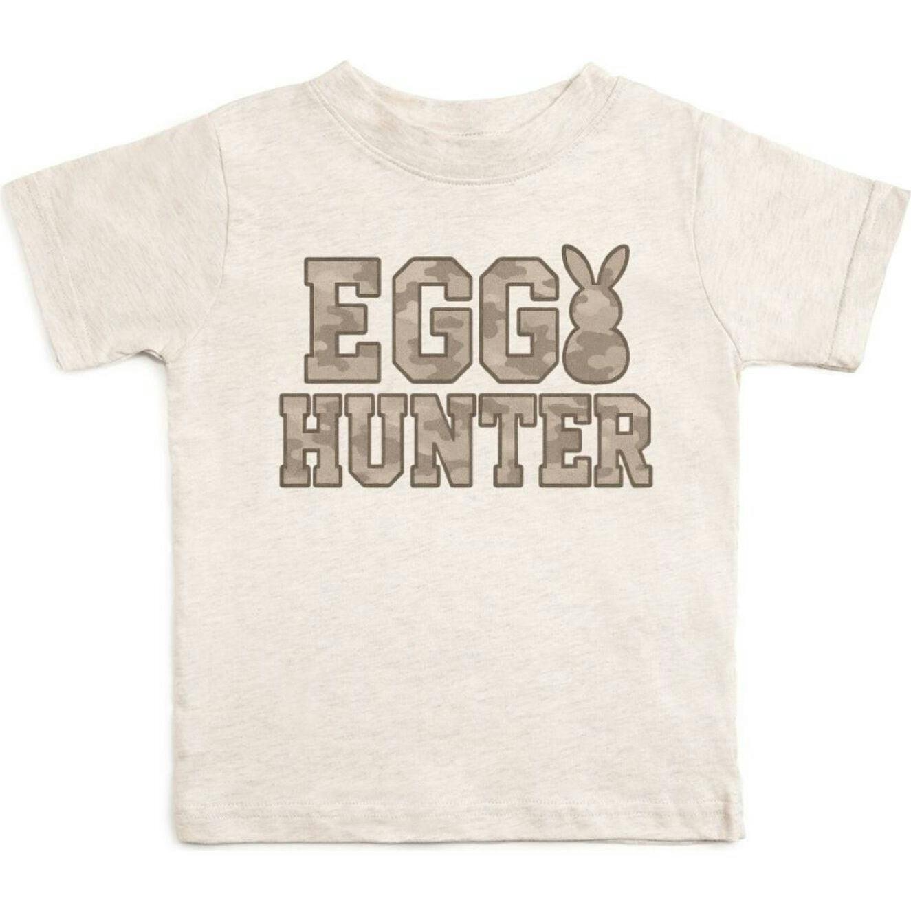 Egg Hunter Camo Easter Short Sleeve T-Shirt - Natural Heather