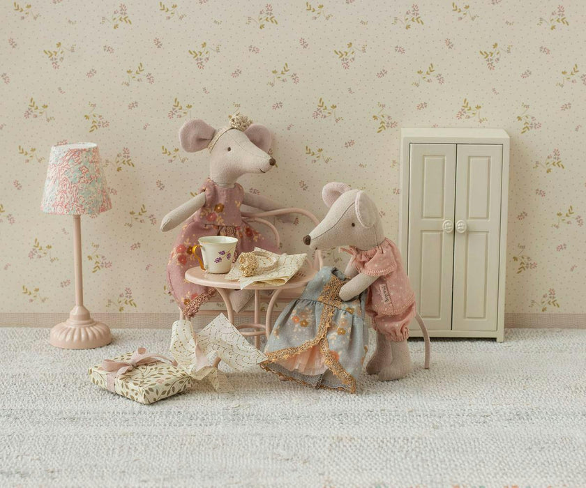 Café set, Mouse, Big - Pale pink