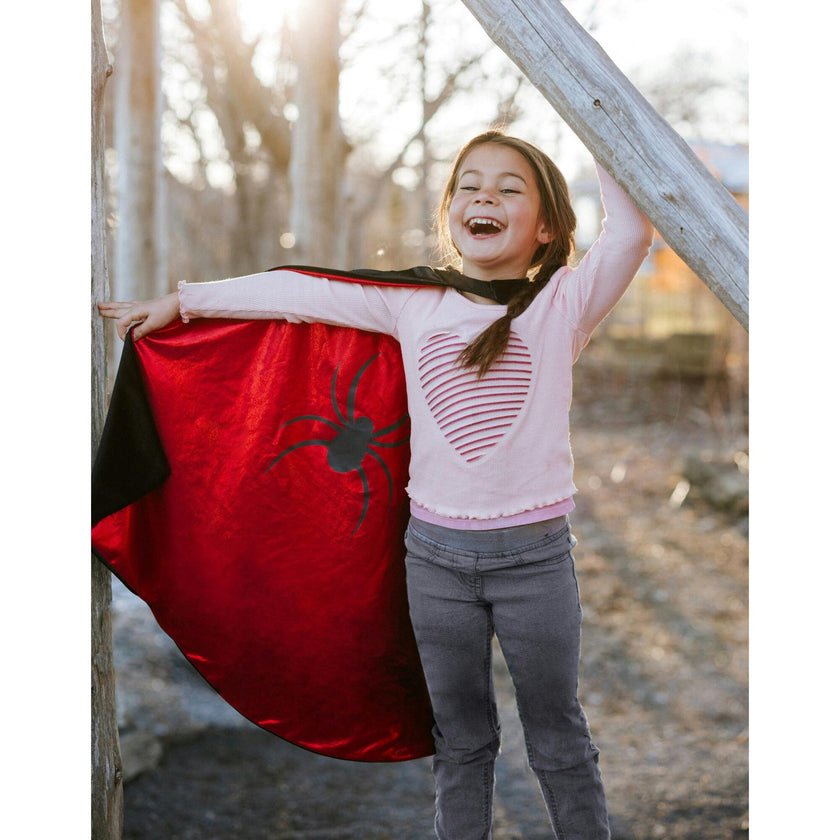 Reversible Spider/Bat Flowing Cape