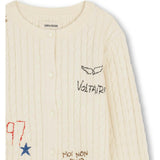 ZADIG & VOLTAIRE Embroidered Soft Cardigan - Off White