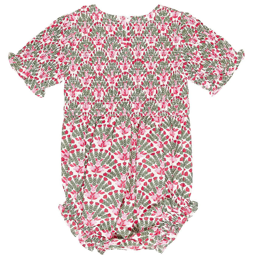 Baby Parker Romper in Floral Fan