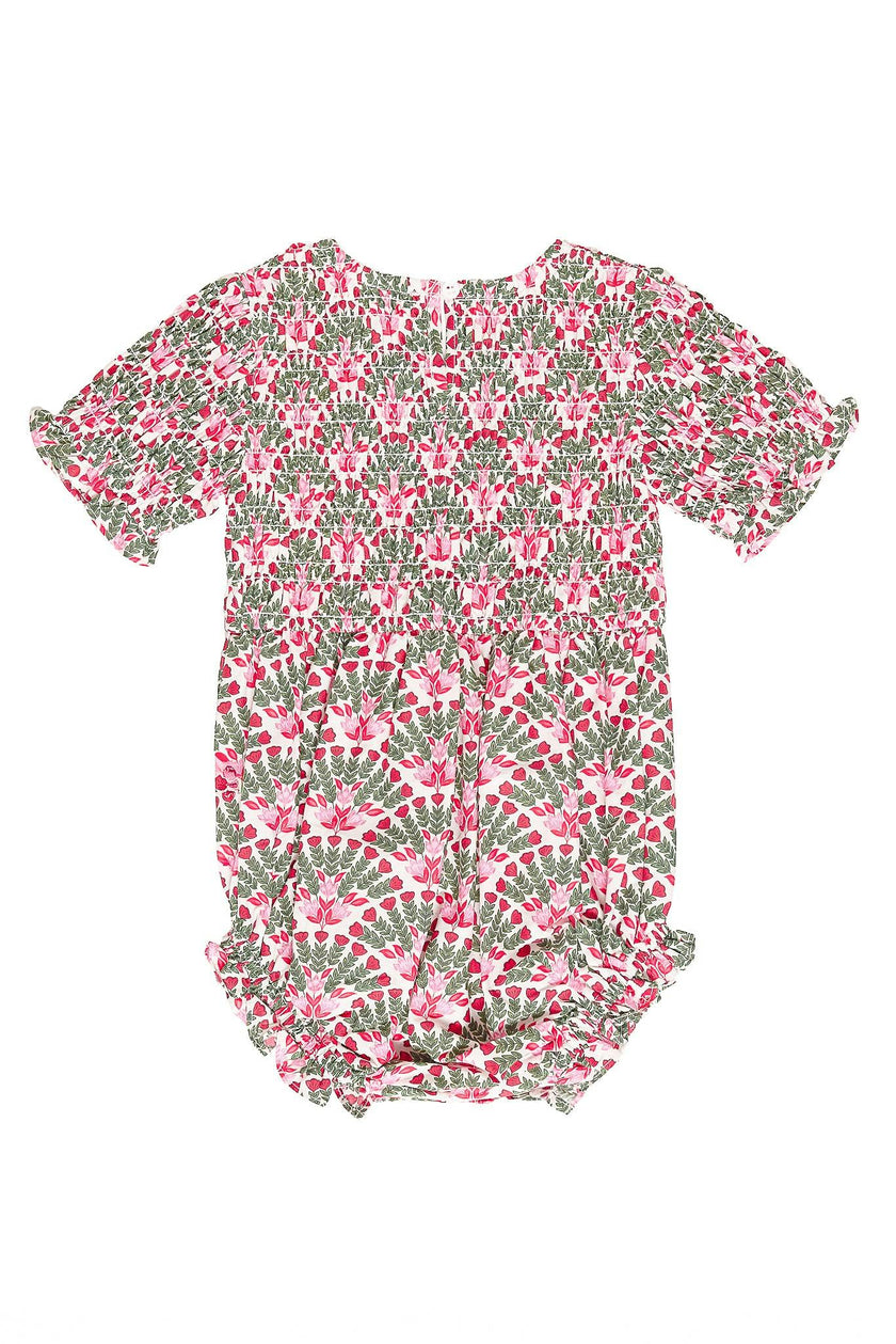 Baby Parker Romper in Floral Fan