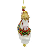 Kurt Adler 6-Inch Bellissimo Glass Carousel Horse Ornament