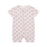 Pink Posy Short Sleeve & Shorts Bamboo Sleeper