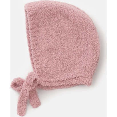 Baby Girls Fuzzy Chin Tie Bonnet