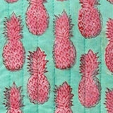 La Plage Ruffle Pouch Pineapple Crush Pink
