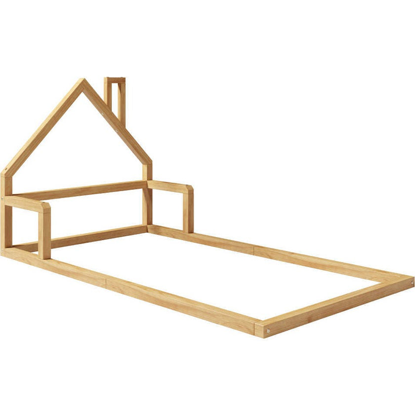 Casita House Twin Floor Bed