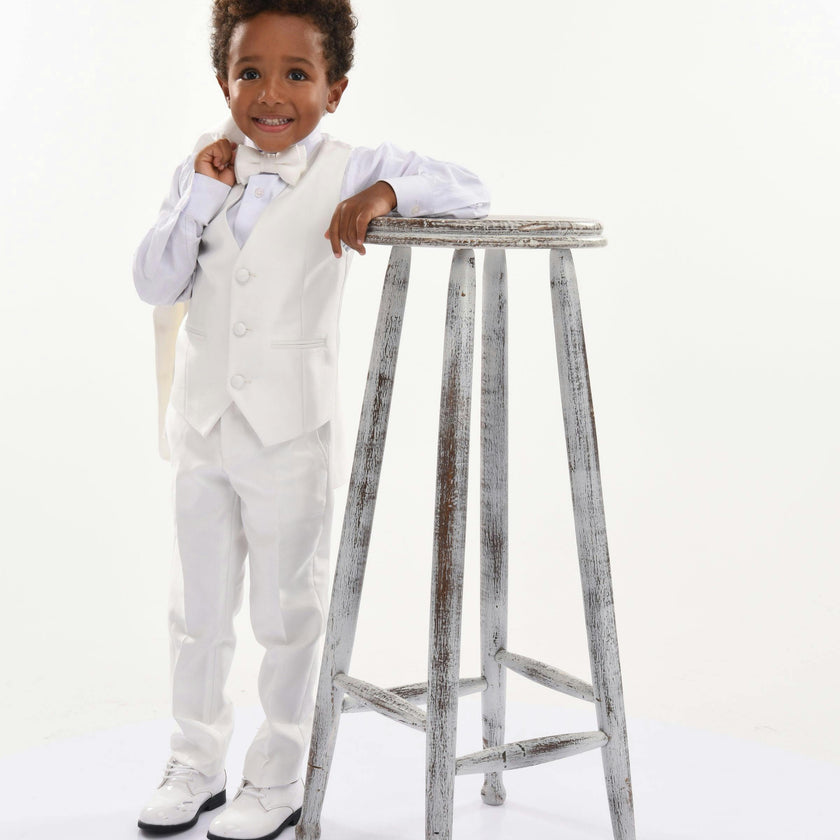 Ivory 5pc Peak Lapel Tuxedo
