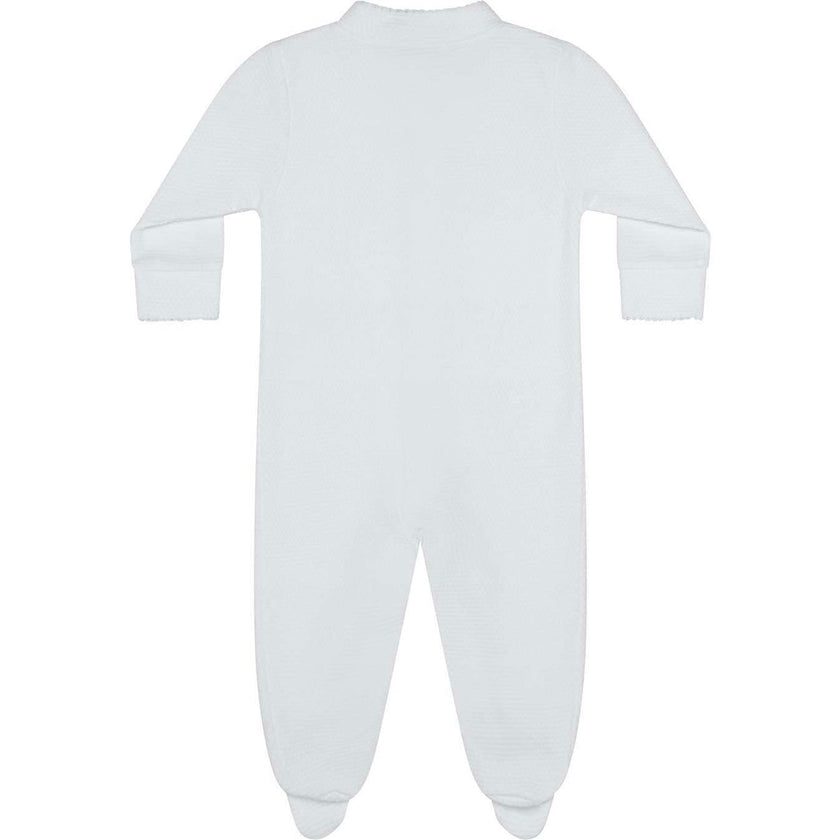White Bubble Baby Footie