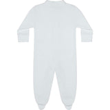 White Bubble Baby Footie