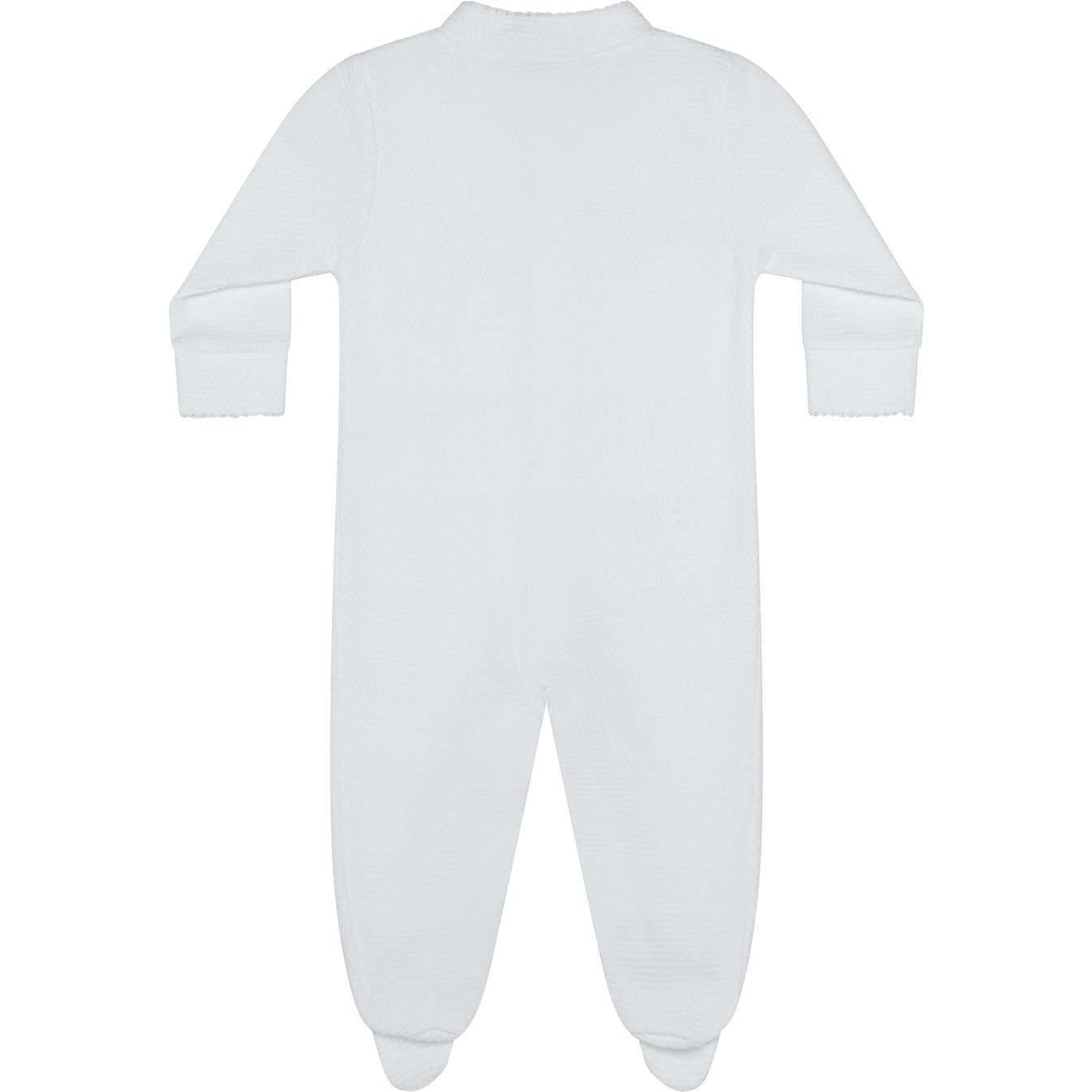 White Bubble Baby Footie