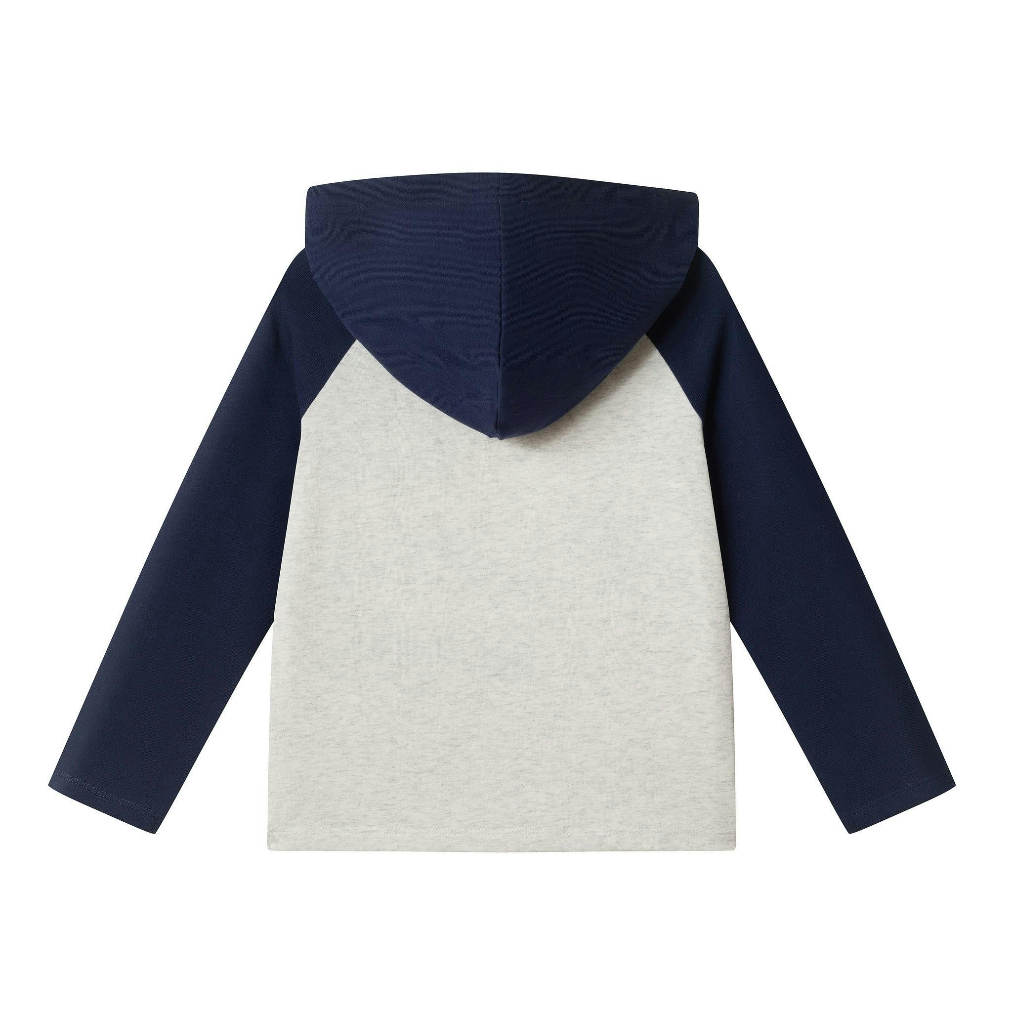 Hooded Raglan Graphic Tee | Pumpkin Excavator
