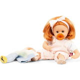 Muffin 13" Baby Doll with Sleepy Brown Eyes and Colorful Summer Playground Outfit