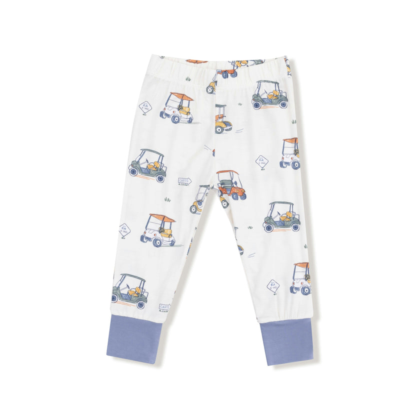 Zooming Golf Carts - Long Sleeve Loungewear Set