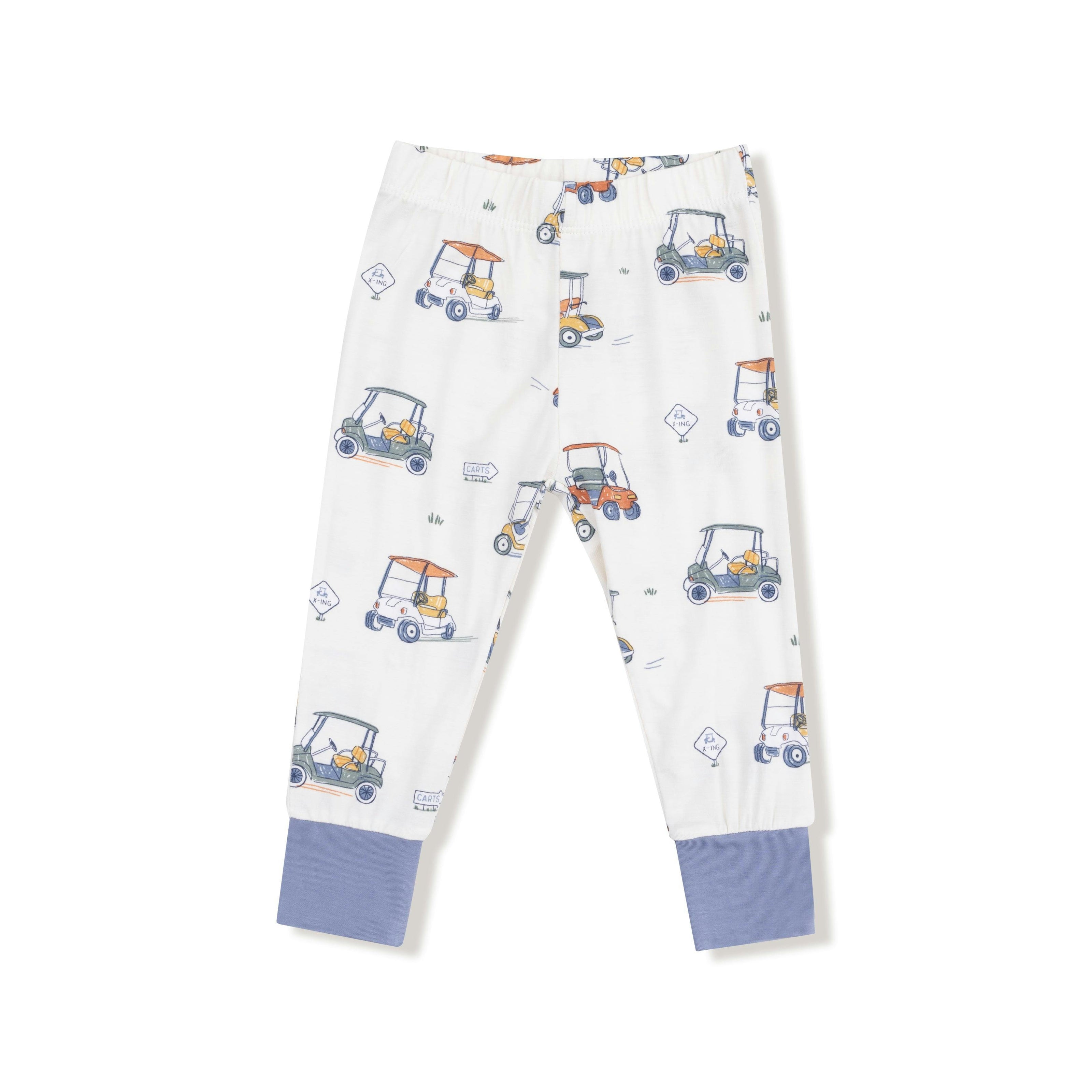 Zooming Golf Carts - Long Sleeve Loungewear Set