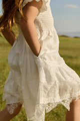 Mini Annalise Dress in Reverie Dobby