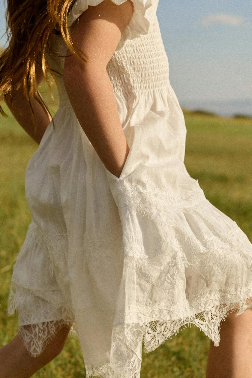 Mini Annalise Dress in Reverie Dobby