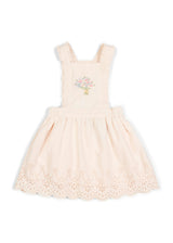 Elea | Corduroy Cotton Anglaise Dress | Primrose
