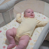 Clementine Fruits & Veggies Cotton Bassinet Sheet