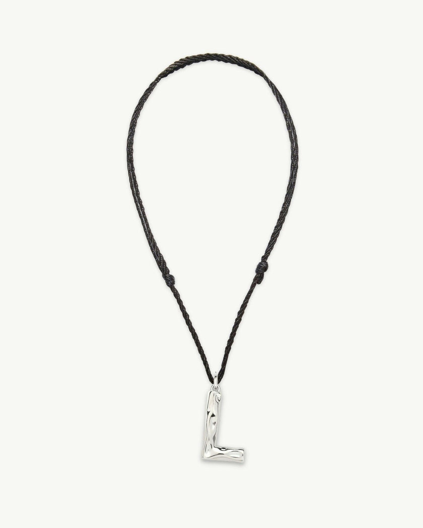 Grande Monogram Necklace in Silver