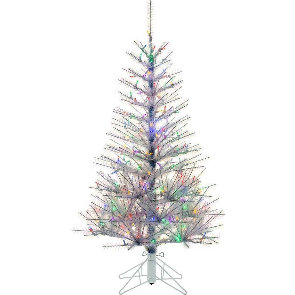 4.5-Foot Pre-Lit Multi-LED Glistening Pine Tree