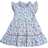 Fireworks Ruffle Dress, Multi
