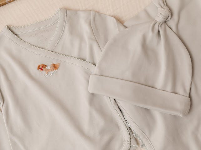 Embroidered Three Piece Set