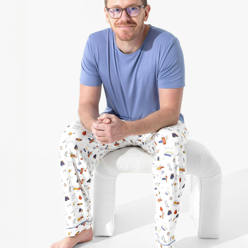 Boxing Bamboo Men's Pajama Set
