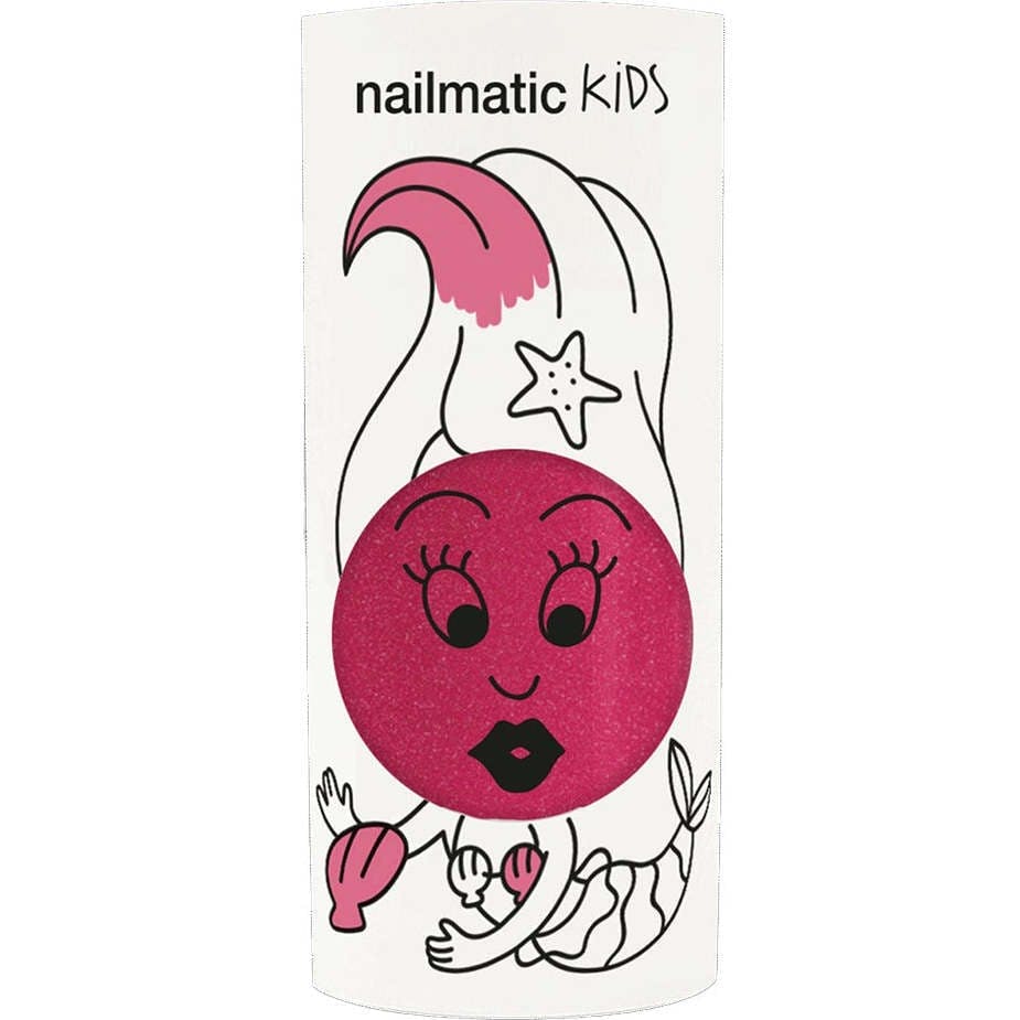 Nail Polish for Kids GLITTER SINGLE SISSI Dark Pink Glitter